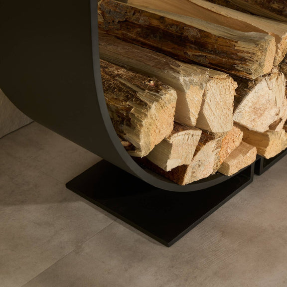 Kayo Firewood Storage - Charcoal Iron