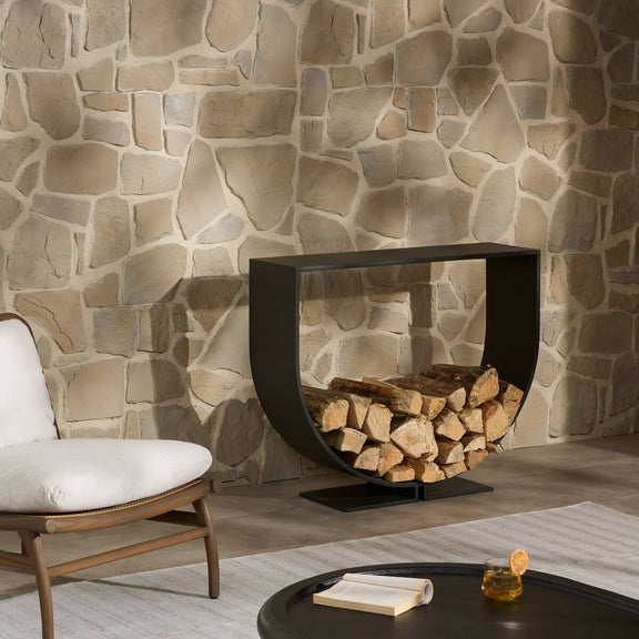 Kayo Firewood Storage - Charcoal Iron