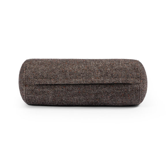 Stonewash Linen Bolster Pillow - Hasselt Ebony