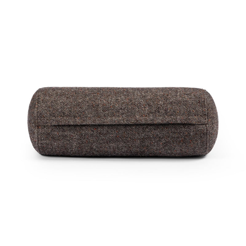 Stonewash Linen Bolster Pillow - Hasselt Ebony