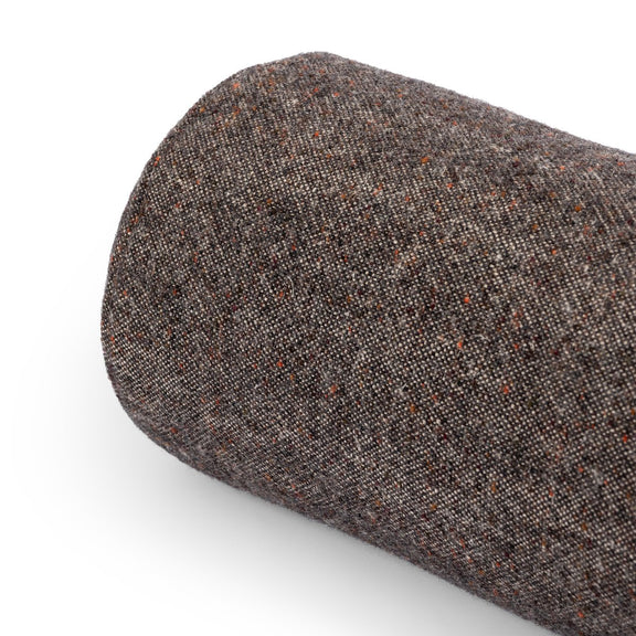 Stonewash Linen Bolster Pillow - Hasselt Ebony