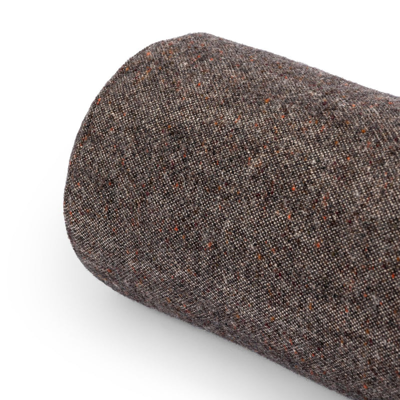 Stonewash Linen Bolster Pillow - Hasselt Ebony