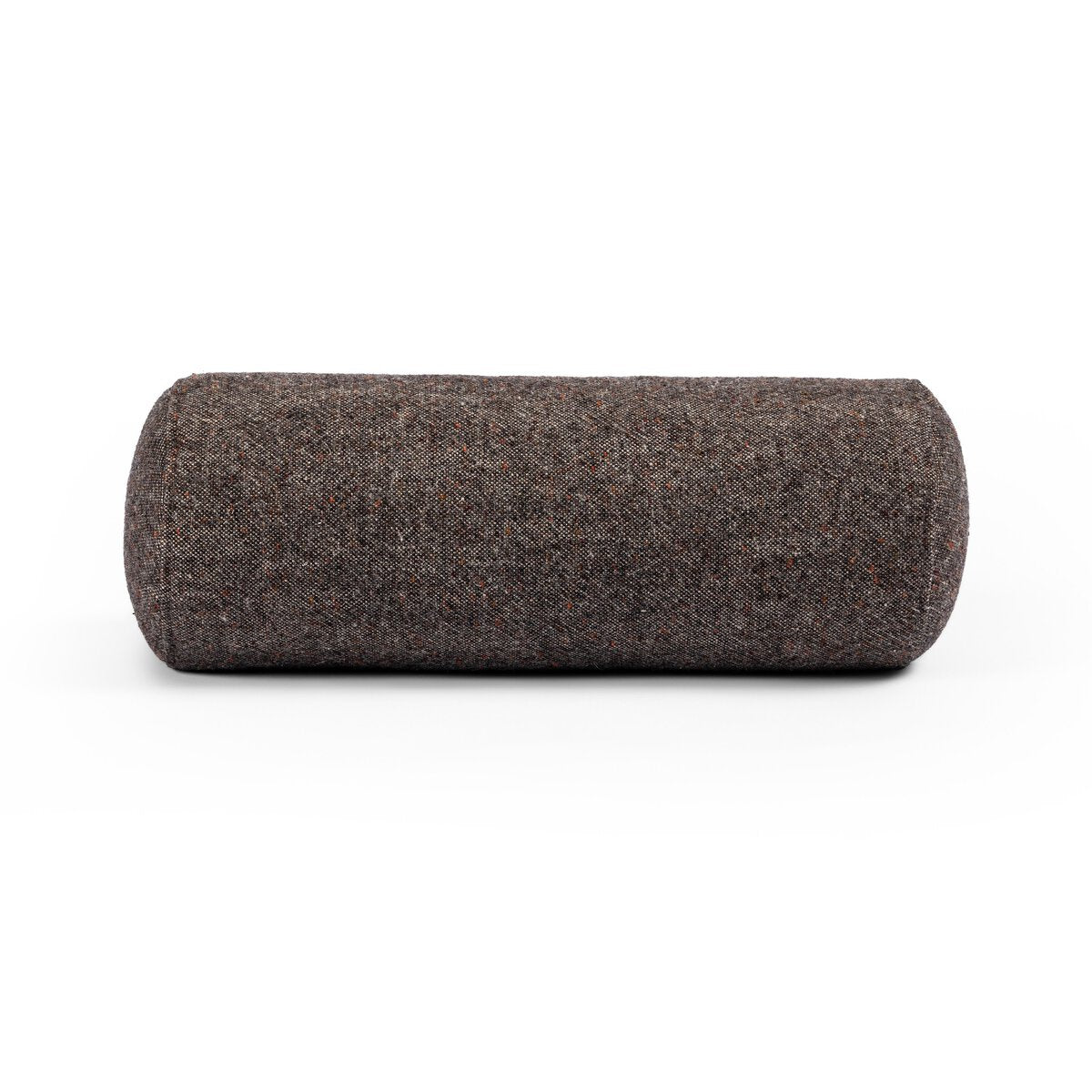 Stonewash Linen Bolster Pillow - Hasselt Ebony
