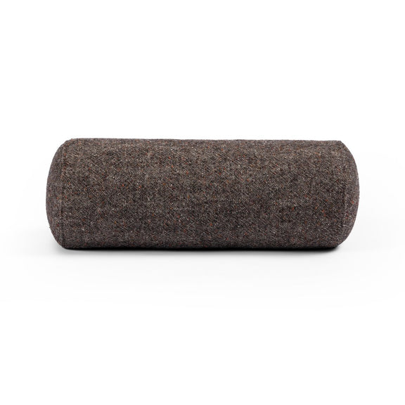 Stonewash Linen Bolster Pillow - Hasselt Ebony