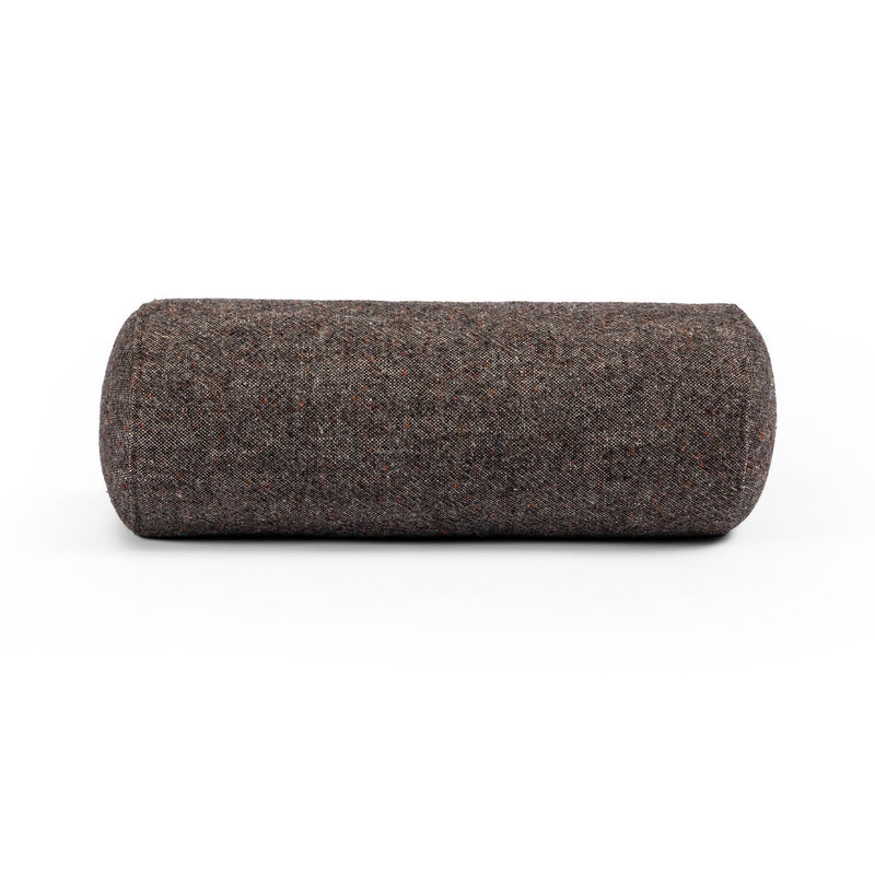 Stonewash Linen Bolster Pillow - Hasselt Ebony