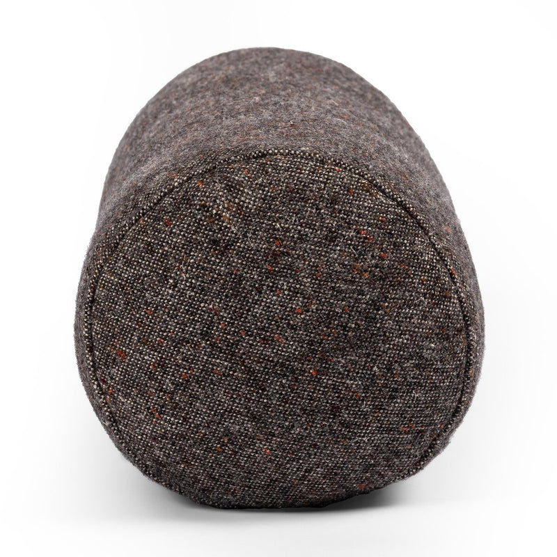 Stonewash Linen Bolster Pillow - Hasselt Ebony