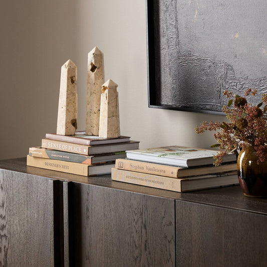 Travertine Obelisk Set - Romano Fosse Travertine