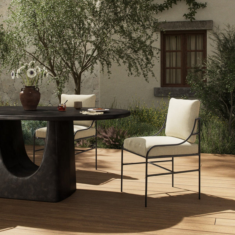 Segovia Outdoor Dining Chair - Vergo Cream