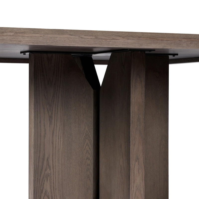 Ernest Square Dining Table - Shale Grey Oak Veneer