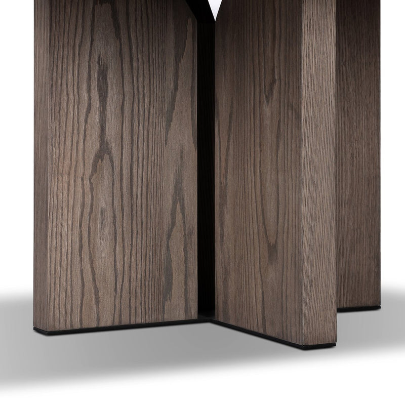 Ernest Square Dining Table - Shale Grey Oak Veneer