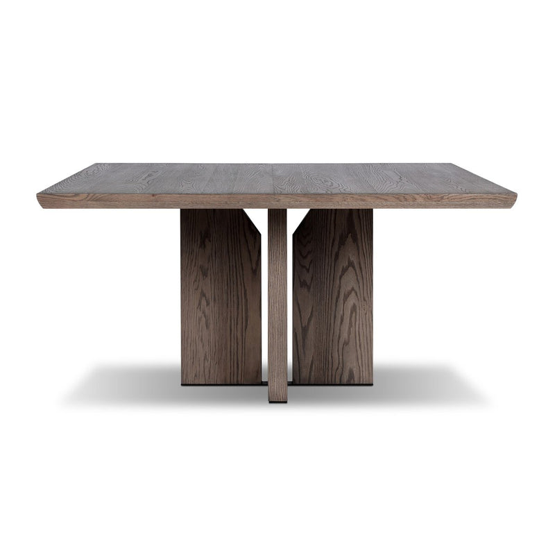 Ernest Square Dining Table - Shale Grey Oak Veneer