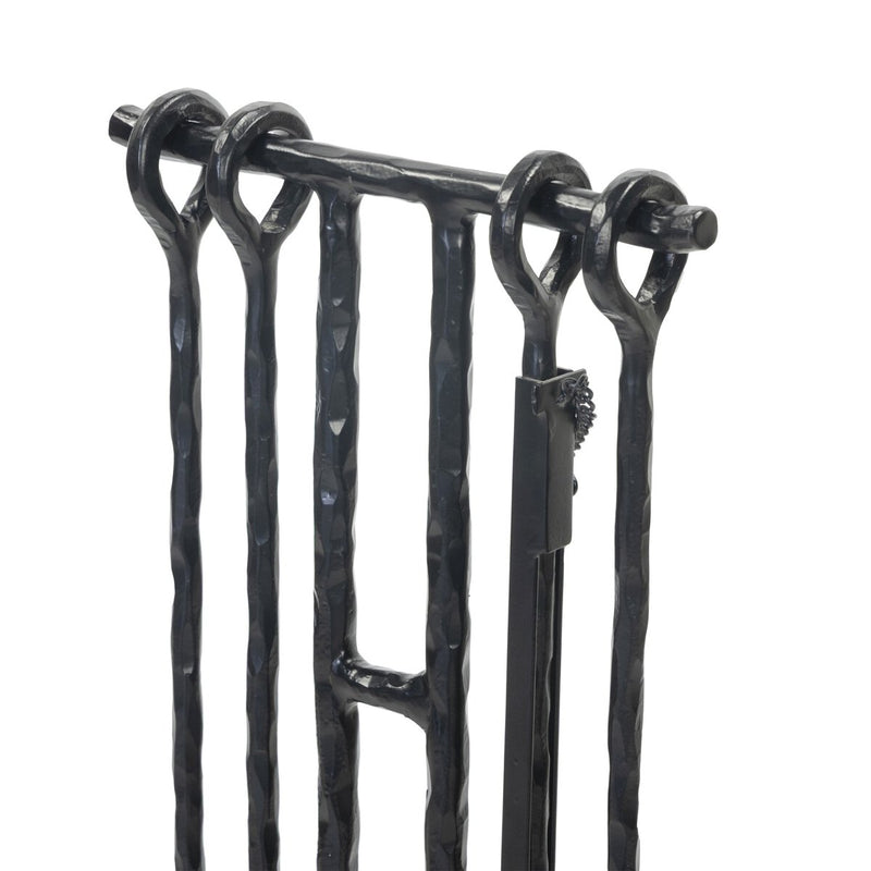 Jetta Fire Poker - Hammered Black Iron