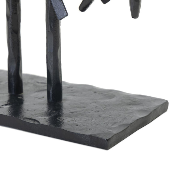 Jetta Fire Poker - Hammered Black Iron