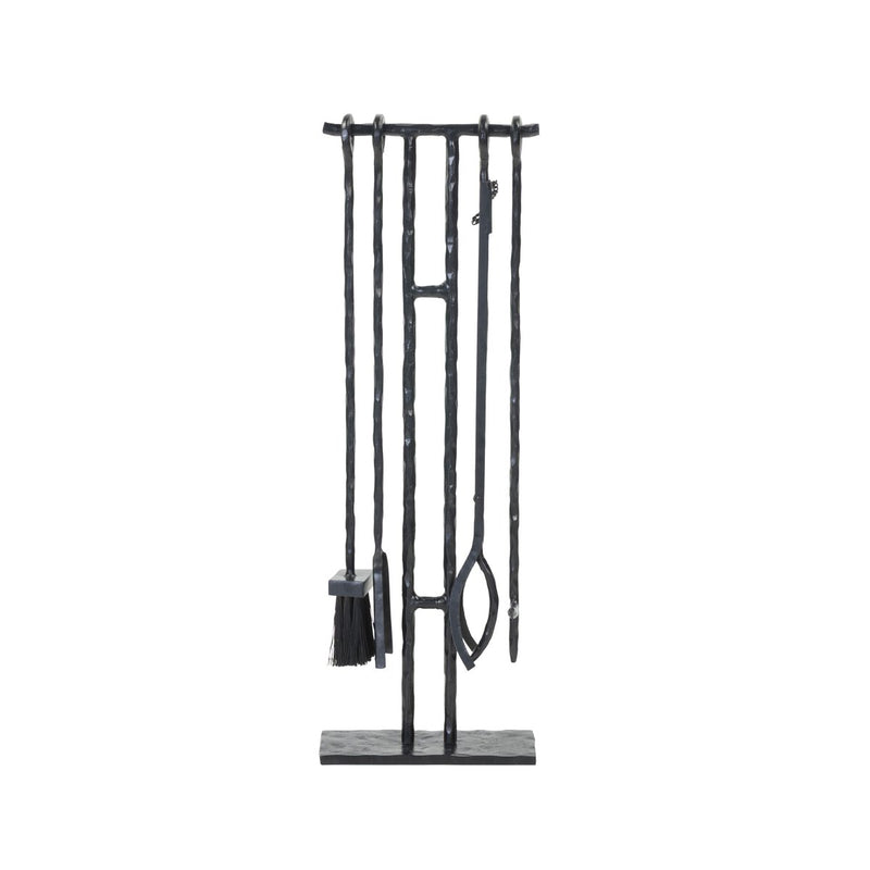 Jetta Fire Poker - Hammered Black Iron