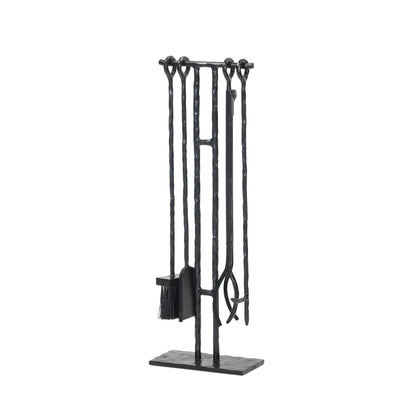 Jetta Fire Poker - Hammered Black Iron