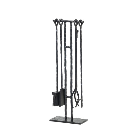Jetta Fire Poker - Hammered Black Iron