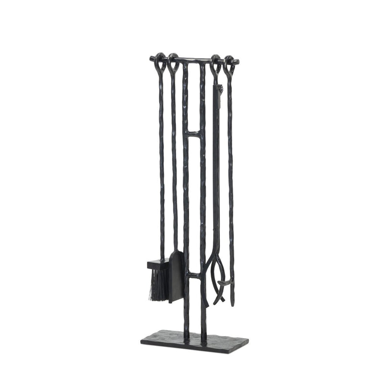 Jetta Fire Poker - Hammered Black Iron