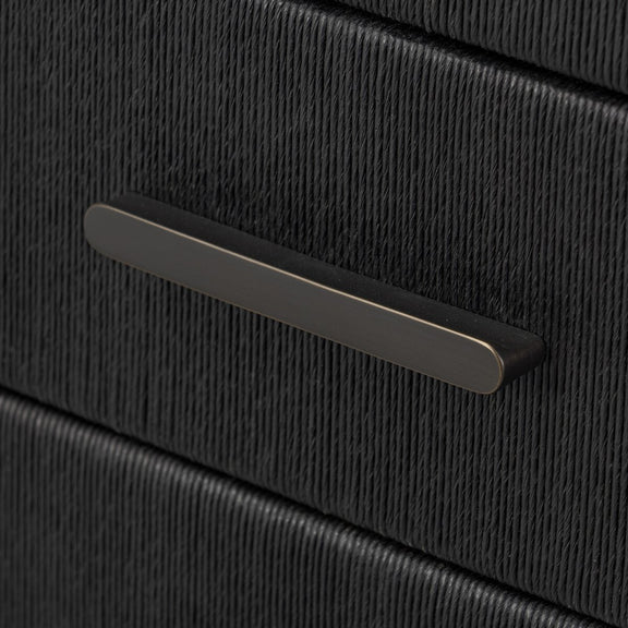 Rosenell 8 Drawer Dresser - Black Oak Veneer