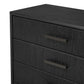 Rosenell 8 Drawer Dresser - Black Oak Veneer