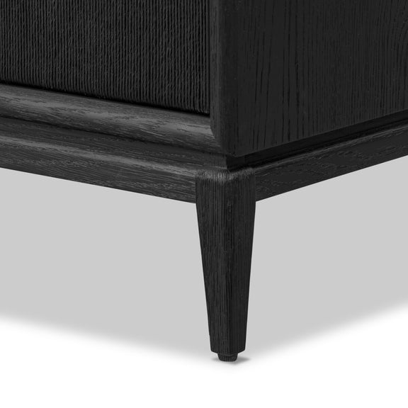 Rosenell 8 Drawer Dresser - Black Oak Veneer