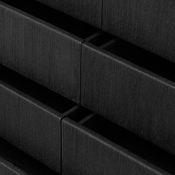 Rosenell 8 Drawer Dresser - Black Oak Veneer
