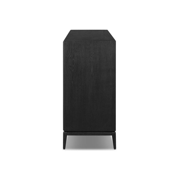 Rosenell 8 Drawer Dresser - Black Oak Veneer
