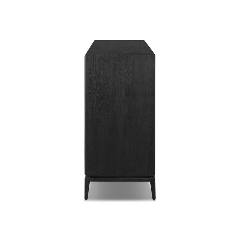 Rosenell 8 Drawer Dresser - Black Oak Veneer