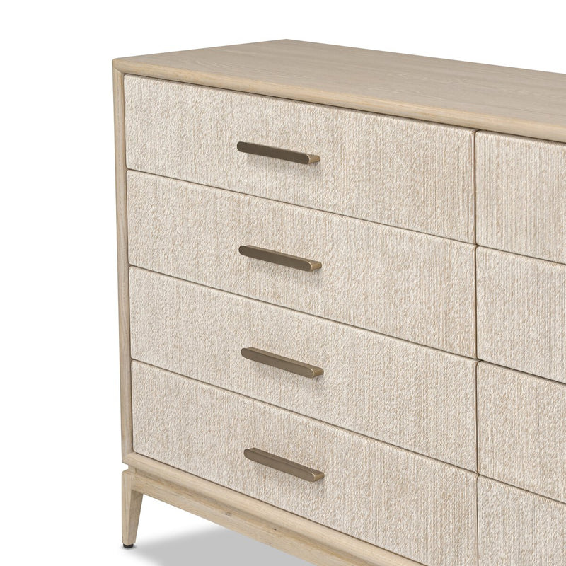 Rosenell 8 Drawer Dresser - Natural Oak Veneer