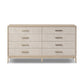 Rosenell 8 Drawer Dresser - Natural Oak Veneer