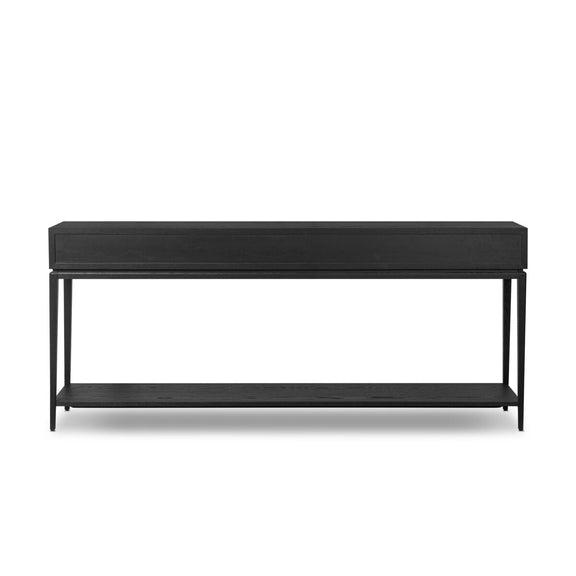 Rosenell Console Table - 78" - Black Oak Veneer