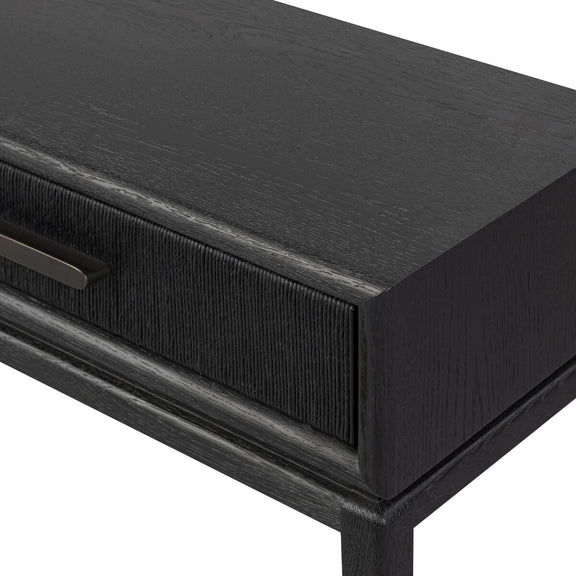 Rosenell Console Table - 78" - Black Oak Veneer