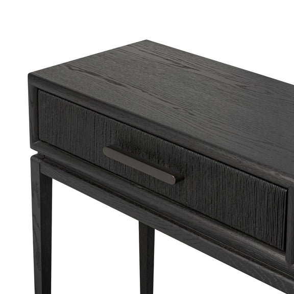 Rosenell Console Table - 78" - Black Oak Veneer