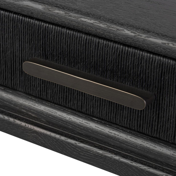 Rosenell Console Table - 78" - Black Oak Veneer