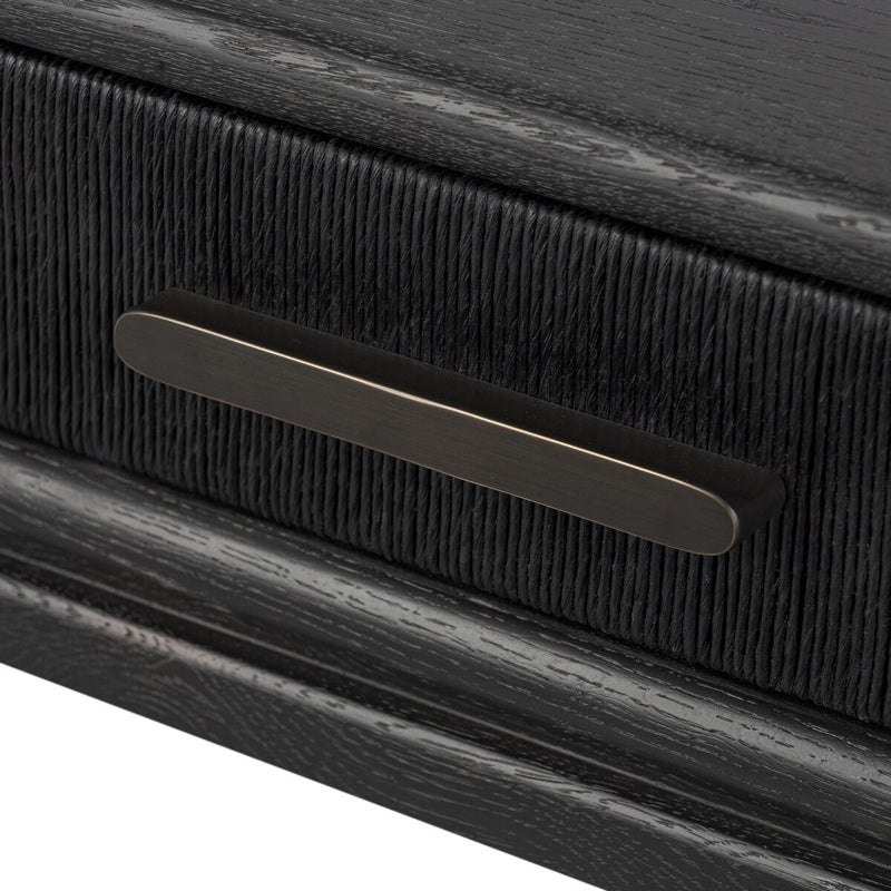 Rosenell Console Table - 78" - Black Oak Veneer