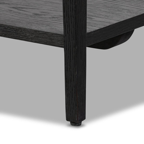 Rosenell Console Table - 78" - Black Oak Veneer