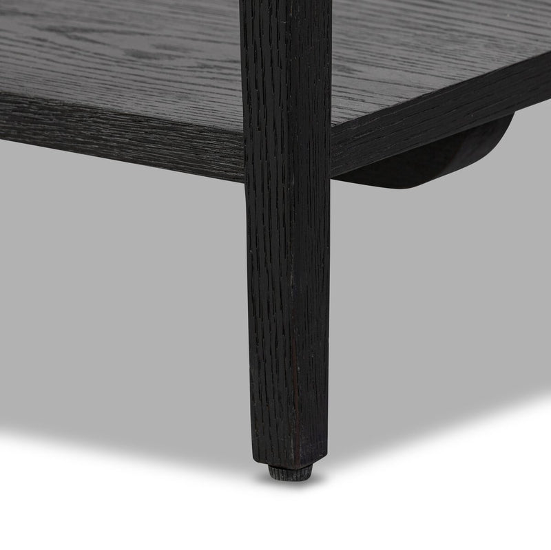 Rosenell Console Table - 78" - Black Oak Veneer