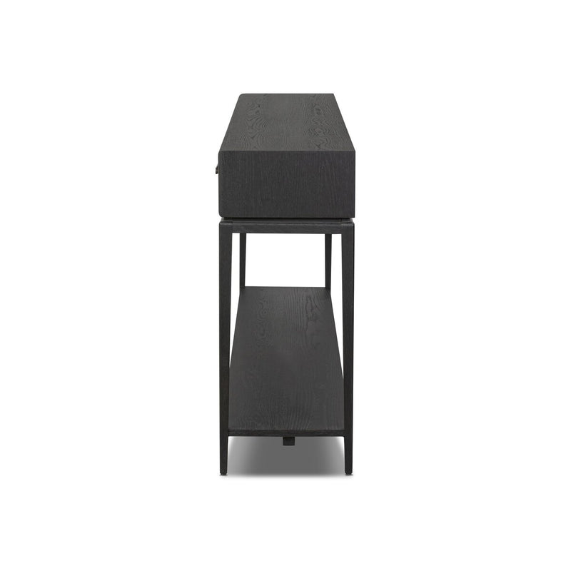 Rosenell Console Table - 78" - Black Oak Veneer