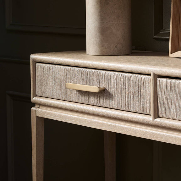 Rosenell Console Table - 78" - Natural Oak Veneer