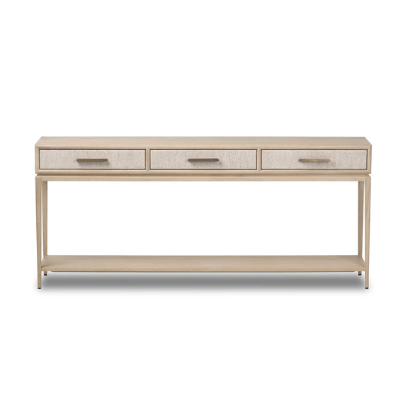 Rosenell Console Table - 78" - Natural Oak Veneer