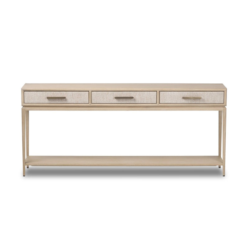 Rosenell Console Table - 78" - Natural Oak Veneer