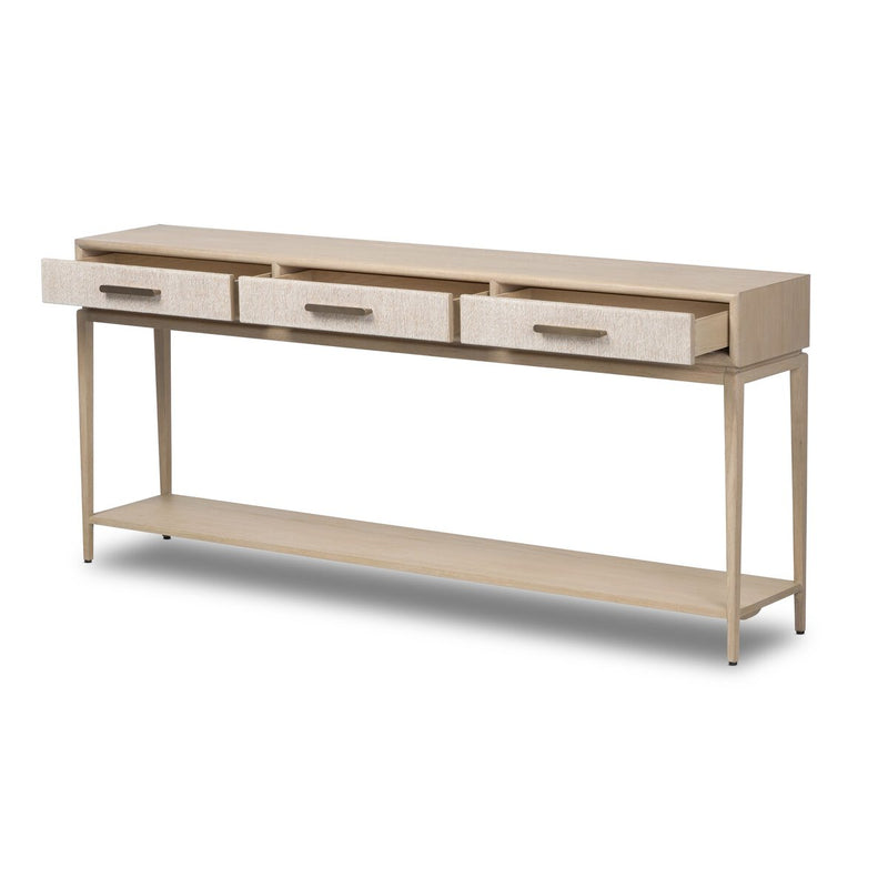 Rosenell Console Table - 78" - Natural Oak Veneer