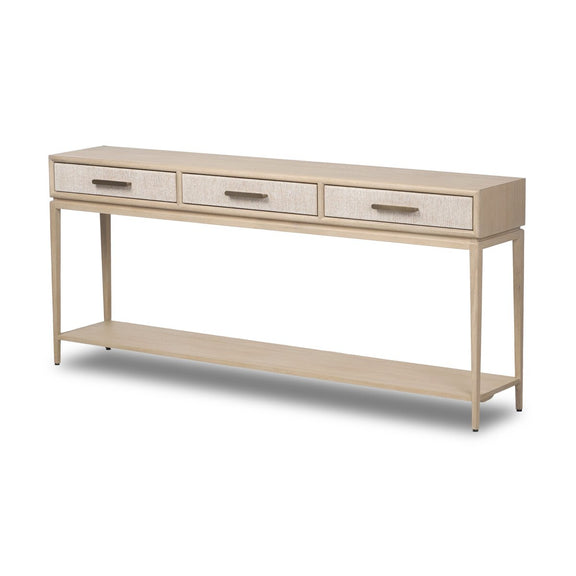 Rosenell Console Table - 78" - Natural Oak Veneer