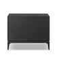 Rosenell Open Nightstand - Black Oak Veneer