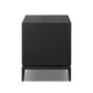 Rosenell Open Nightstand - Black Oak Veneer