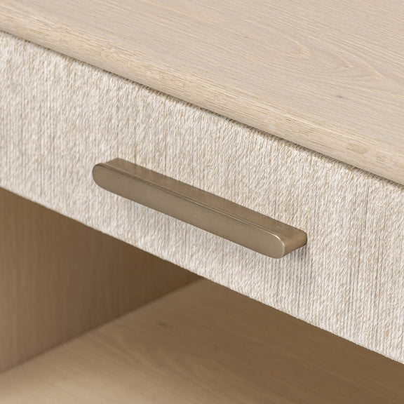 Rosenell Open Nightstand - Natural Oak Veneer