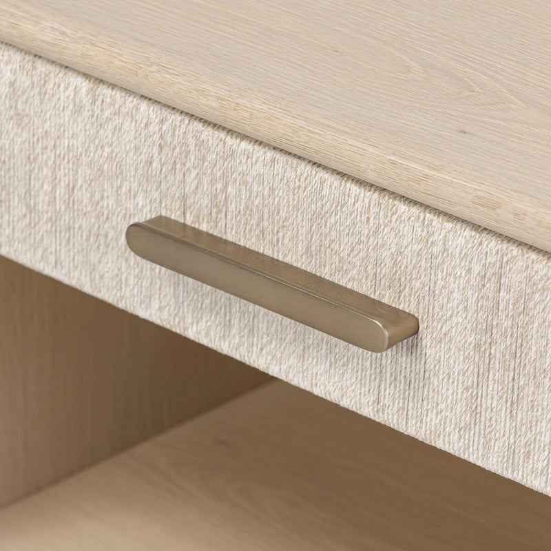 Rosenell Open Nightstand - Natural Oak Veneer