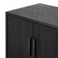 Rosenell Media Console - Black Oak Veneer