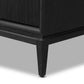 Rosenell Media Console - Black Oak Veneer