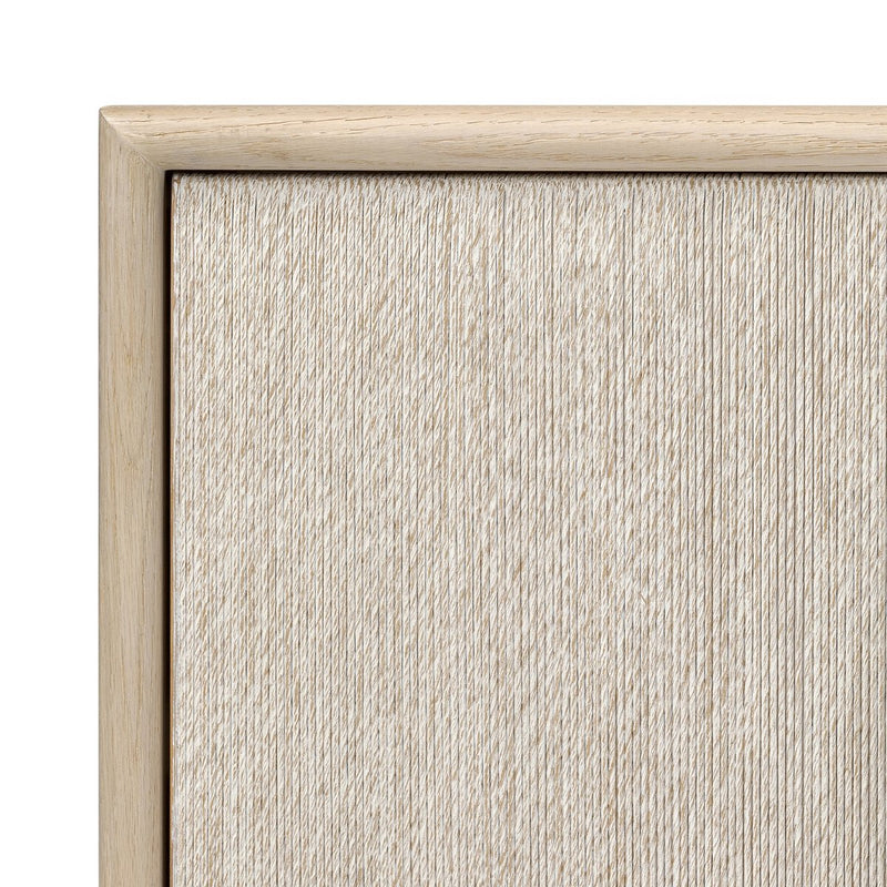 Rosenell Media Console - Natural Oak Veneer