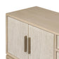 Rosenell Media Console - Natural Oak Veneer